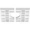 Ekena Millwork Beaux Architectural Grade PVC Ceiling Medallion, 10"W x 6 5/8"H x 3"ID x 3 1/2"C x 1"P, Two-Piece CMP10X6BX2-03000 - alternate 2